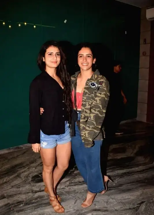 Indian Actress Fatima Sana Shaikh Long Hair Legs Show